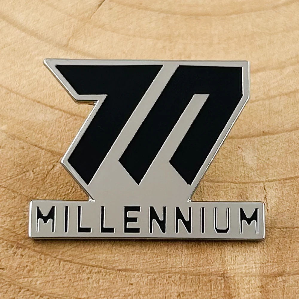 Millennium Science Academy Logo Badge Blue Archive Lapel Pin 2D Game Brooch Gamer Gift Cosplay Accessories Decorative