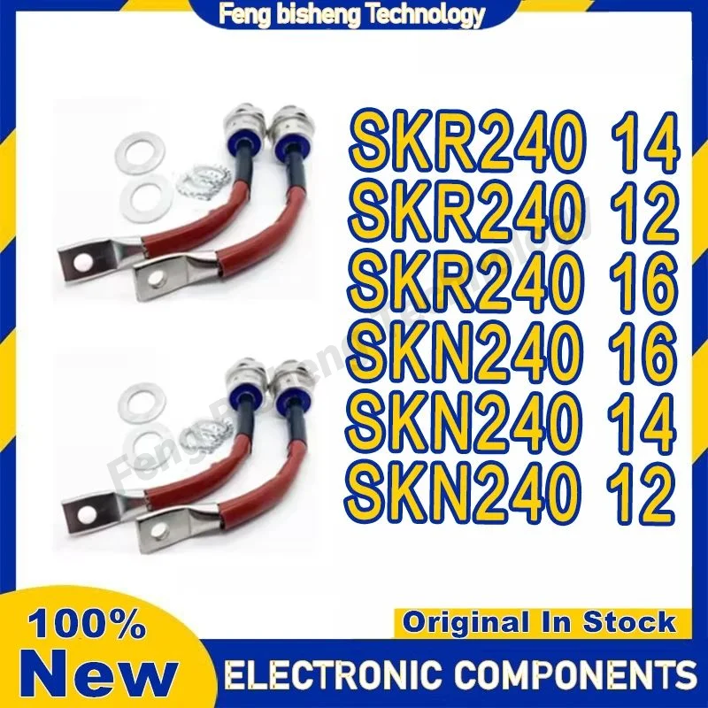 

SKR240/16 SKR240/14 SKR240/12 SKN240/16 SKN240/14 SKN240/12 NEW AND ORIGINAL MODULE THYRISTOR