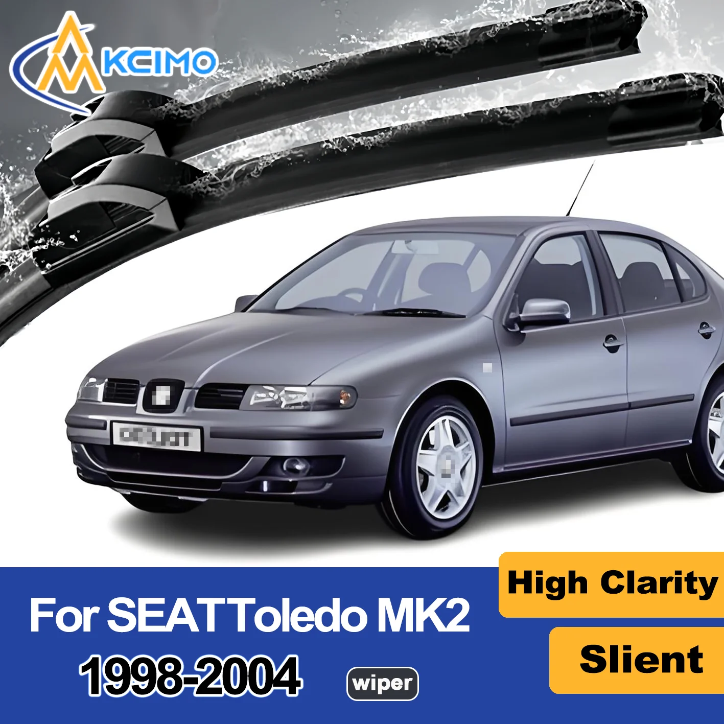 

2PCS New Front Windshield Wiper Blade for SEAT Toledo MK2 1M 1998-2004 Front Windshield Auto Wipers Blade Accessories 2004 2003