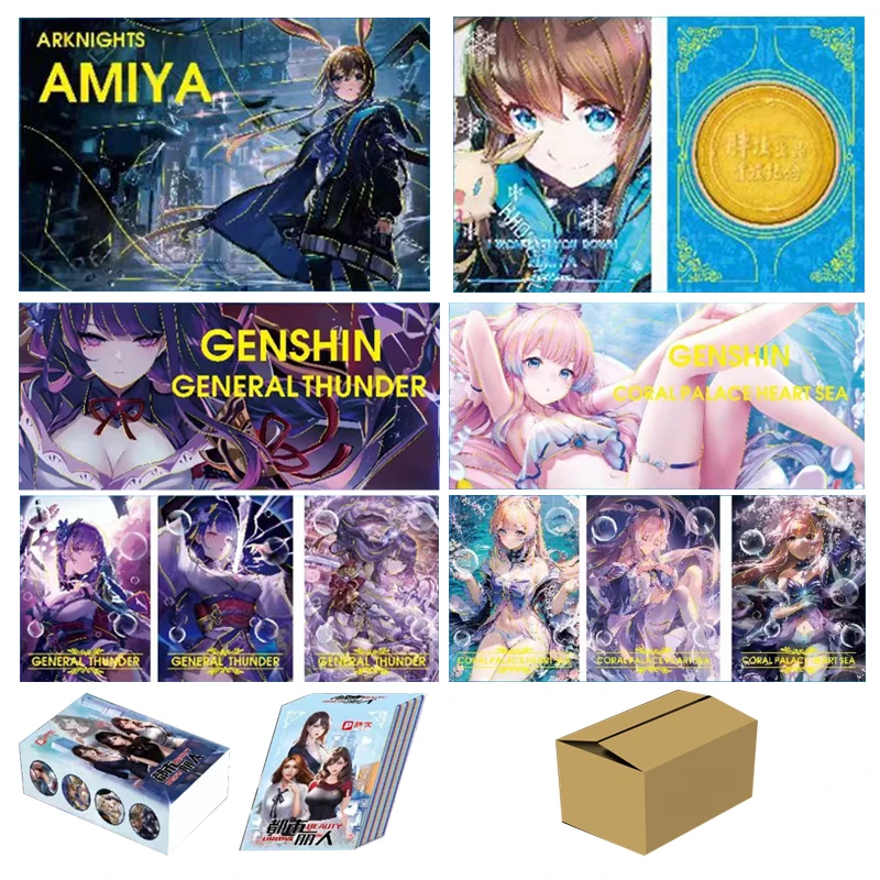 

Urban Beauty Fold Card Wholesales Goddess Story Collection Cards Booster Box Pangci Culture Rare Anime Girl 1Case Playing Cards