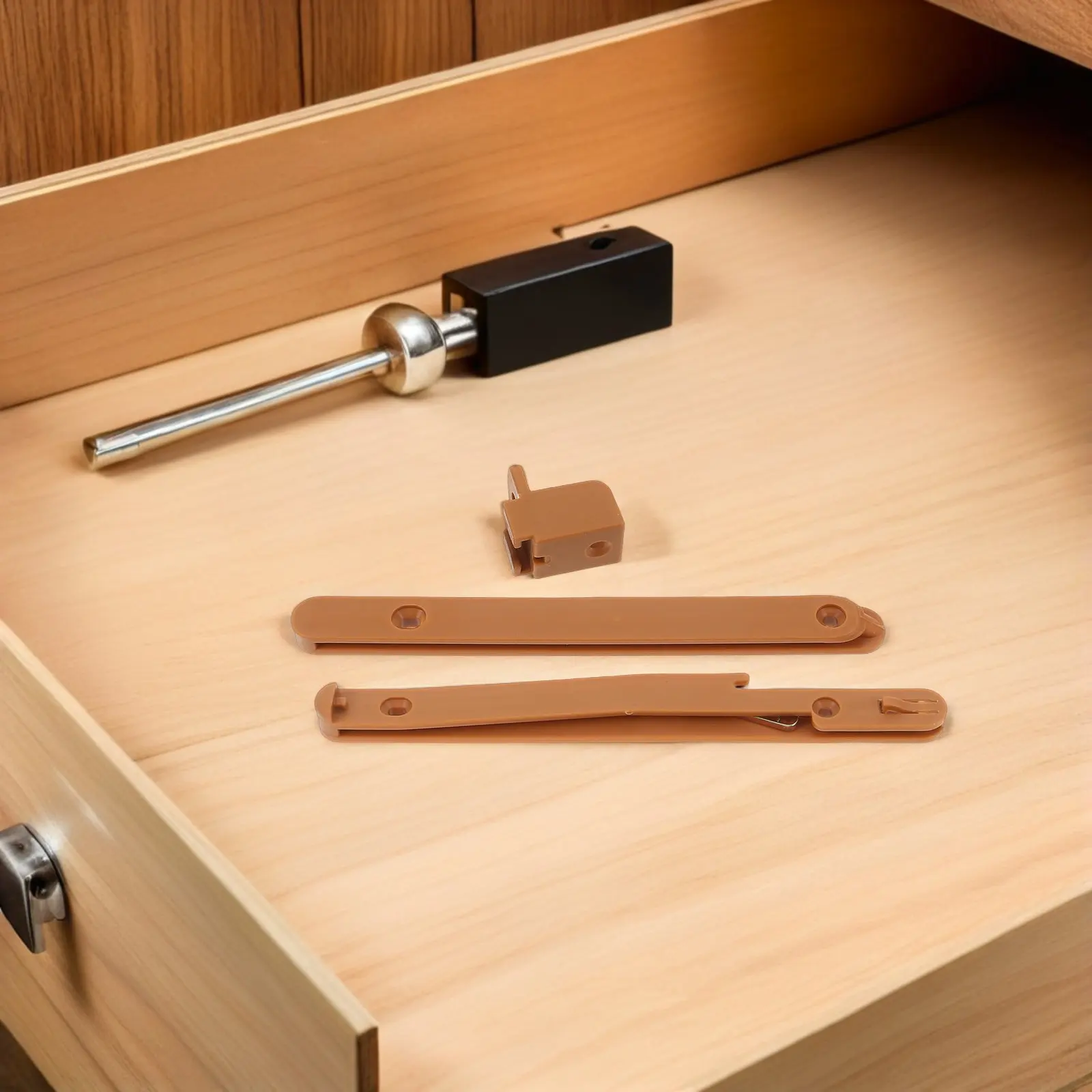 2Sets Crib Fence Plastic Connector Adjustable Rail Lifting Hardware Accessories DIY Baby Crib Rail Replacement Cabinet Parts