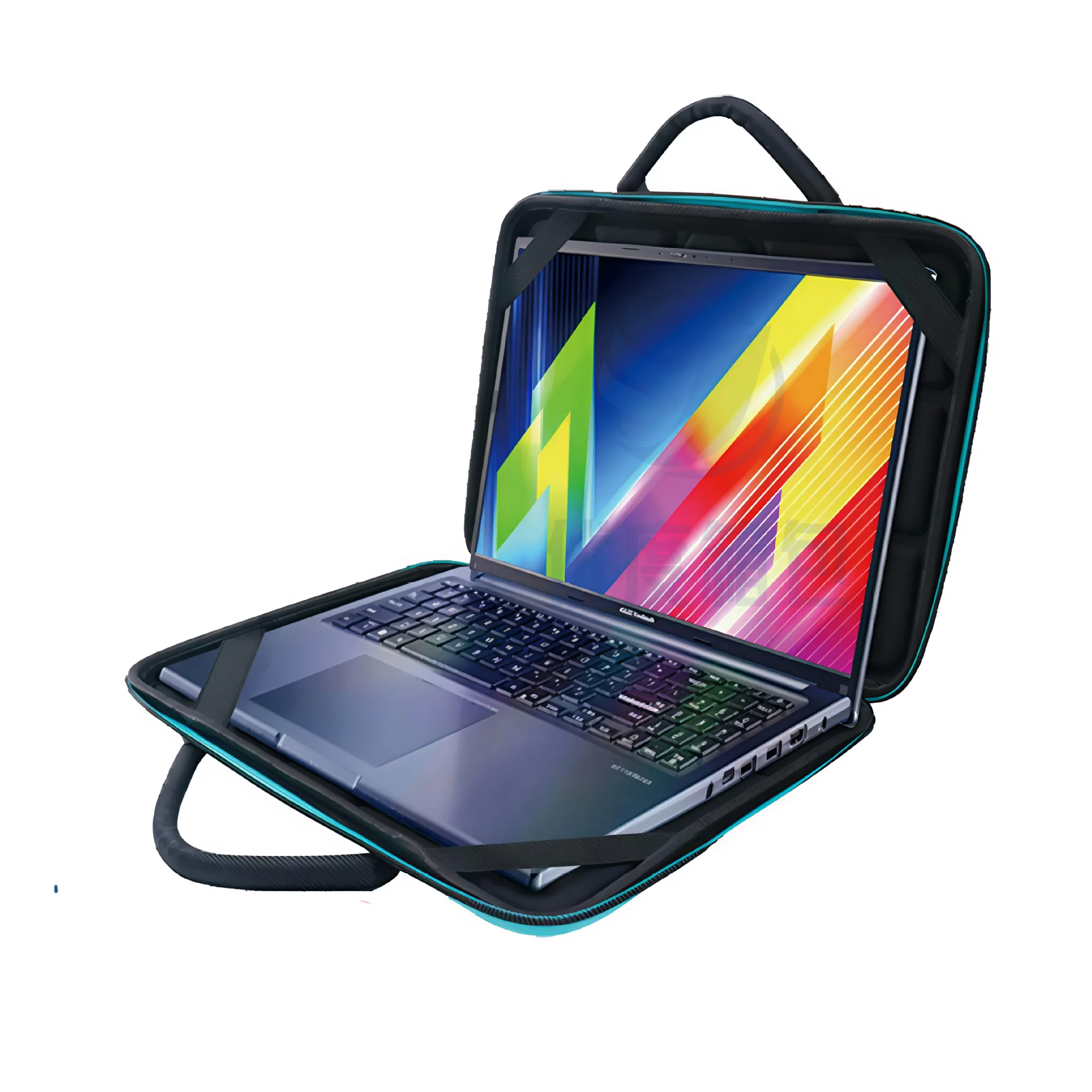 حقيبة كمبيوتر محمول للأعمال باللون الأسود البسيط ماك بوك اير برو 13 14 15 6 16 بوصة حقيبة كمبيوتر محمول خفيفة الوزن مقاومة للسقوط ومضادة للصدمات #5