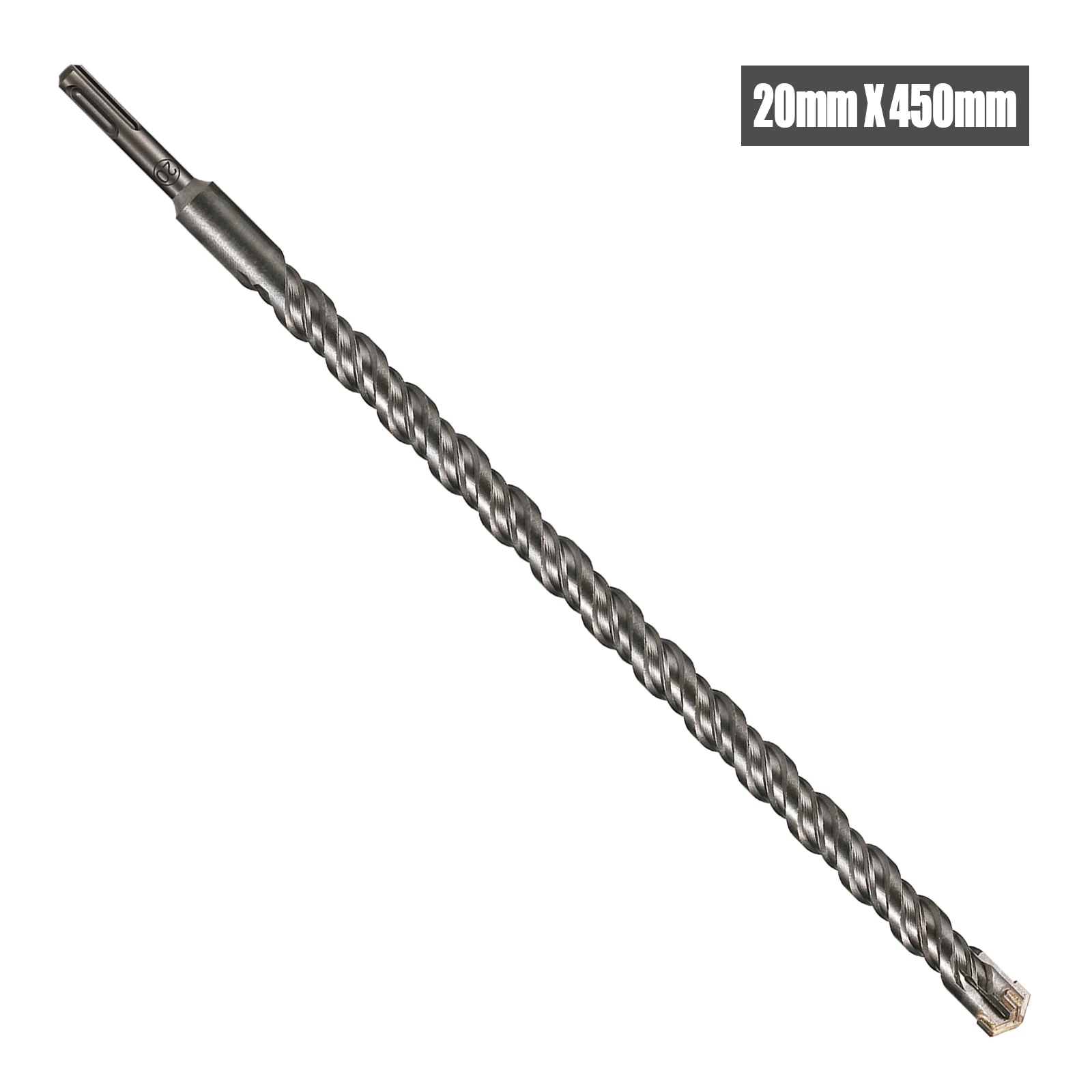 1 Stück Beton-SDS-Plus-Bohrer 8-30mm Kreuzschneiderkopf Doppelschneckenhammer 450mm Wandziegelblock Elektrohammer Mauerbohrer – Detail 13