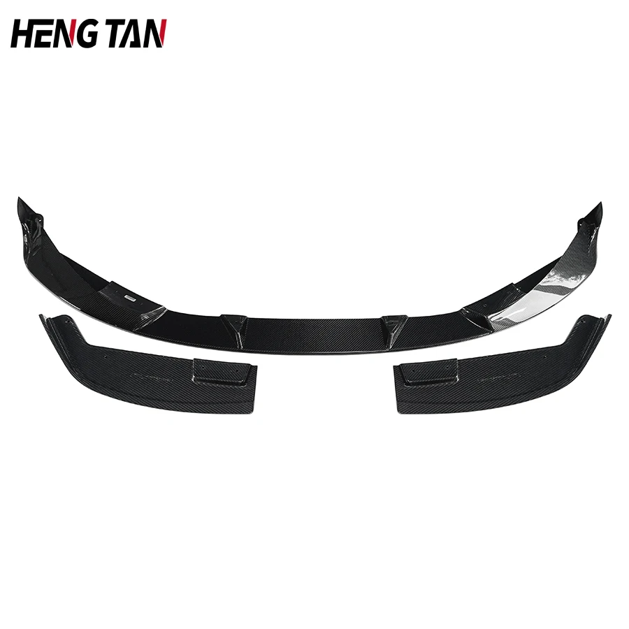 Dry Carbon Fiber Front Lip Spoiler Short Chin Apron For BMW M3 M4 G80 G82 G83 3D Style Bumper Shovel Guard Plate Car Styling