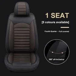 Leather Full Wrap Around Car Seat Covers Fits Most Cars Auto Seat Protector Universal Car Seat Cushion Four Seasons Universal