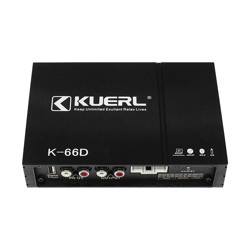 2025 New Design Manual Adjustment Class AB Car Audio Amplifier 4 Channel Car Audio DSP Amplifier Processor