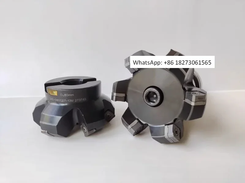 

1 шт. диск для торцевой фрезы 345R-080Q27-13M, диаметр 80, шесть лезвий, диаметр 27 отверстий
