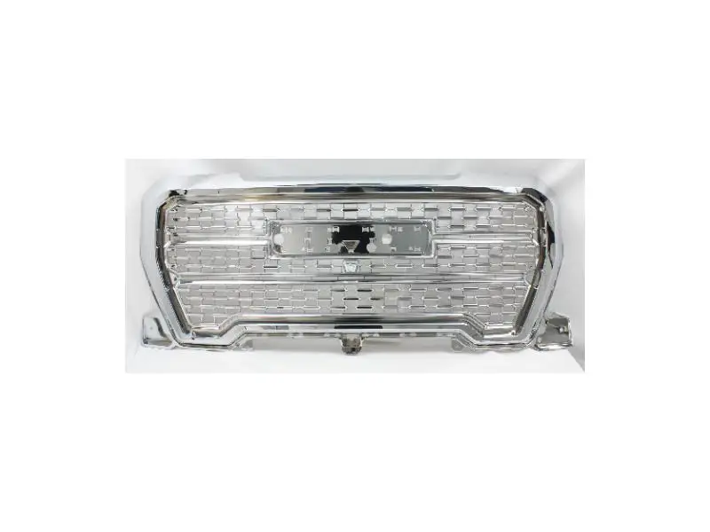 Grille For Sierra 1500 2019-2021 Denali Model, Full Chrome Finish