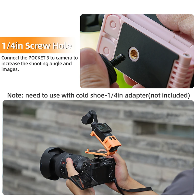 Магнитный кронштейн Sunnylife для DJI OSMO Pocket 3, быстрая установка, настольный регулируемый держатель для видеоблога, аксессуары