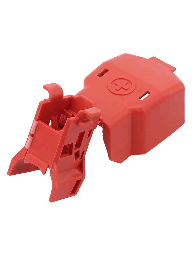 1pc Car Positive Battery Terminal Cover Red Battery Terminals Clamps Cap Clips 32418-R40-003 For Honda For Accord 2010 - 2017