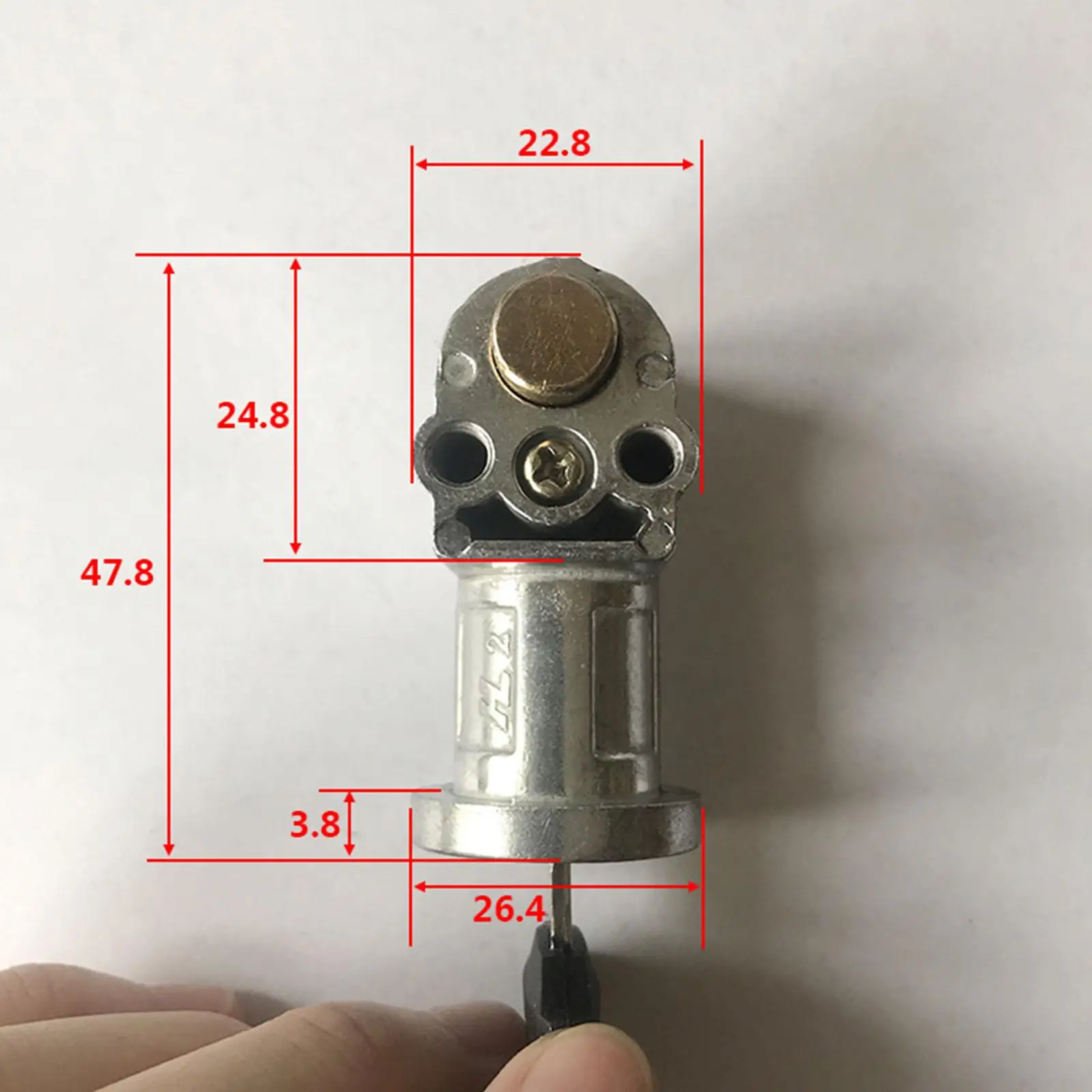E Bike Battery Box Lock Multiuse Lightweight Rustproof Practical with 2 Keys Anti-thieves Lock for Electrombile Replacements
