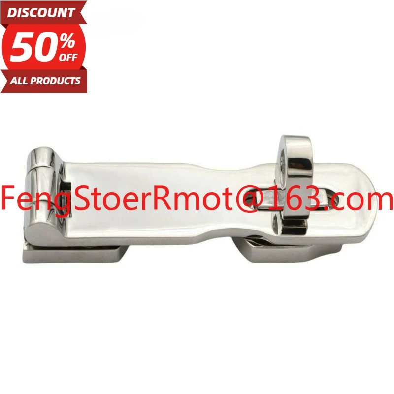 Padlockable revolving door buckle 316 stainless steel buckle door buckle, lock, marine yacht hardware accessories
