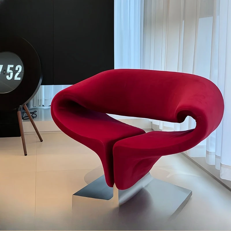 

Ribbon chair, special-shaped villa living room, bedroom single chair