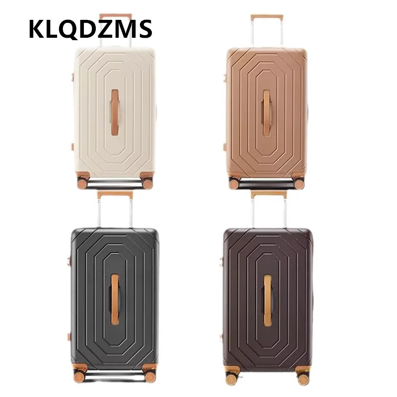 KLQDZMS 20インチ24インチ28インチ高品質スーツケースABS + PC搭乗ボックス大容量トロリーケース男性と女性用ホイール付き荷物