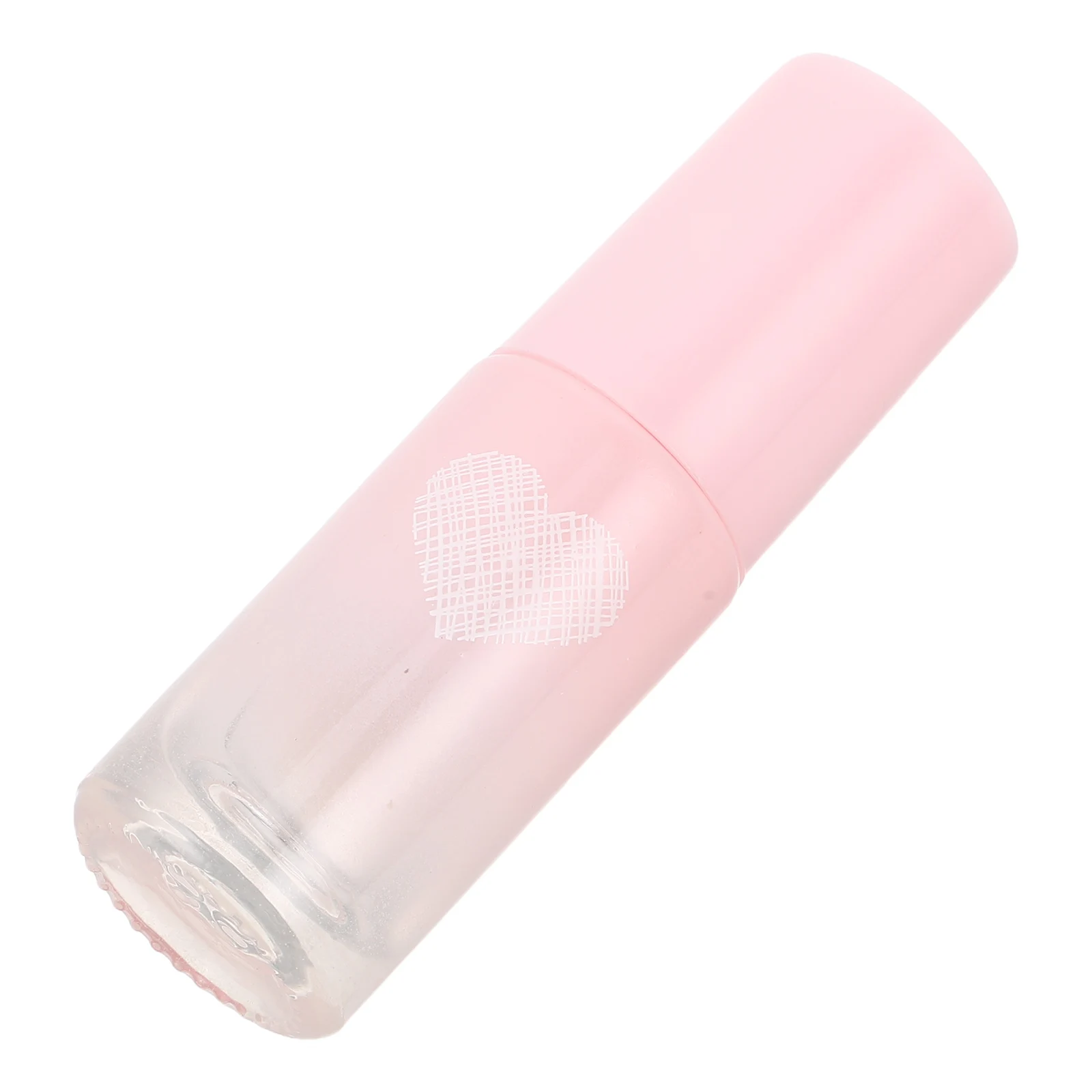 

Gradient Pink Heart Design 5Ml Roll on Perfume Bottle Refillable Essential Oil Roller Portable Leakproof Glass Vial for Travel