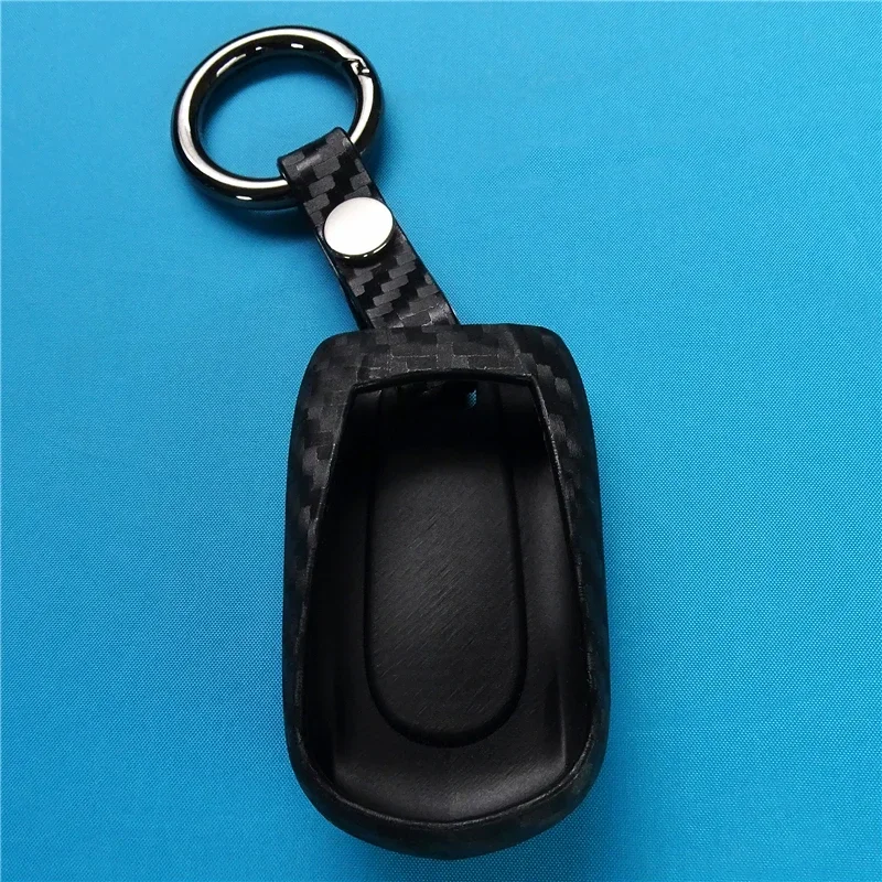 For Buick Envision Vervno Encore GS 20T 28T New LACROSSE Opel Astra K Silicone Carbon Fiber Car Key Cover Case Holder Protector