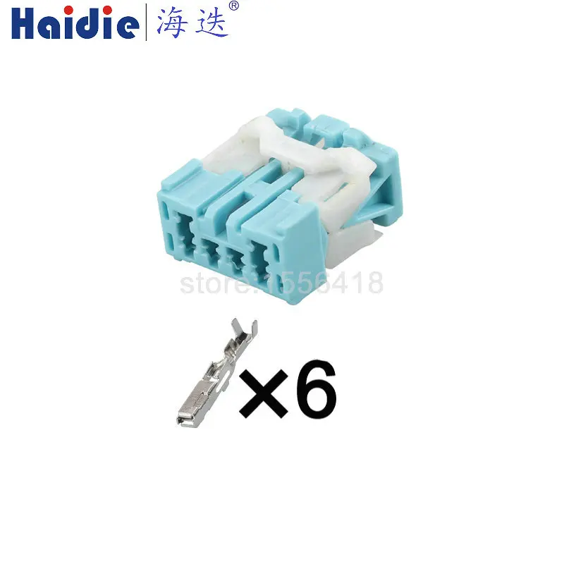 

1-20 sets 6 Pin 6098-1377 6098-1373 Auto Light Power Socket Car Lamp Wire Plug Connector