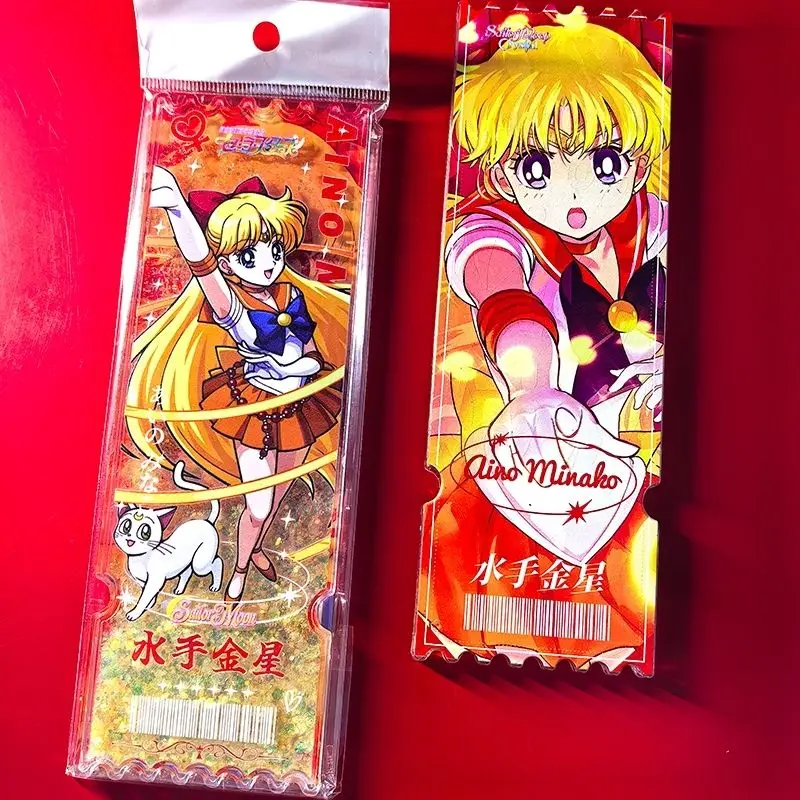 Sailor Moon-themed sand ticket keepsake ornament, original anime merchandise, cute birthday gift view 5