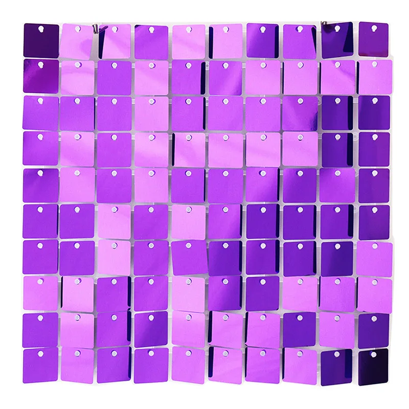 6-30 stuks kleurrijke glitter pailletten achtergrond wandpanelen licht goud vierkant glanzende panelen bruiloft verjaardag kerstfeest achtergrond