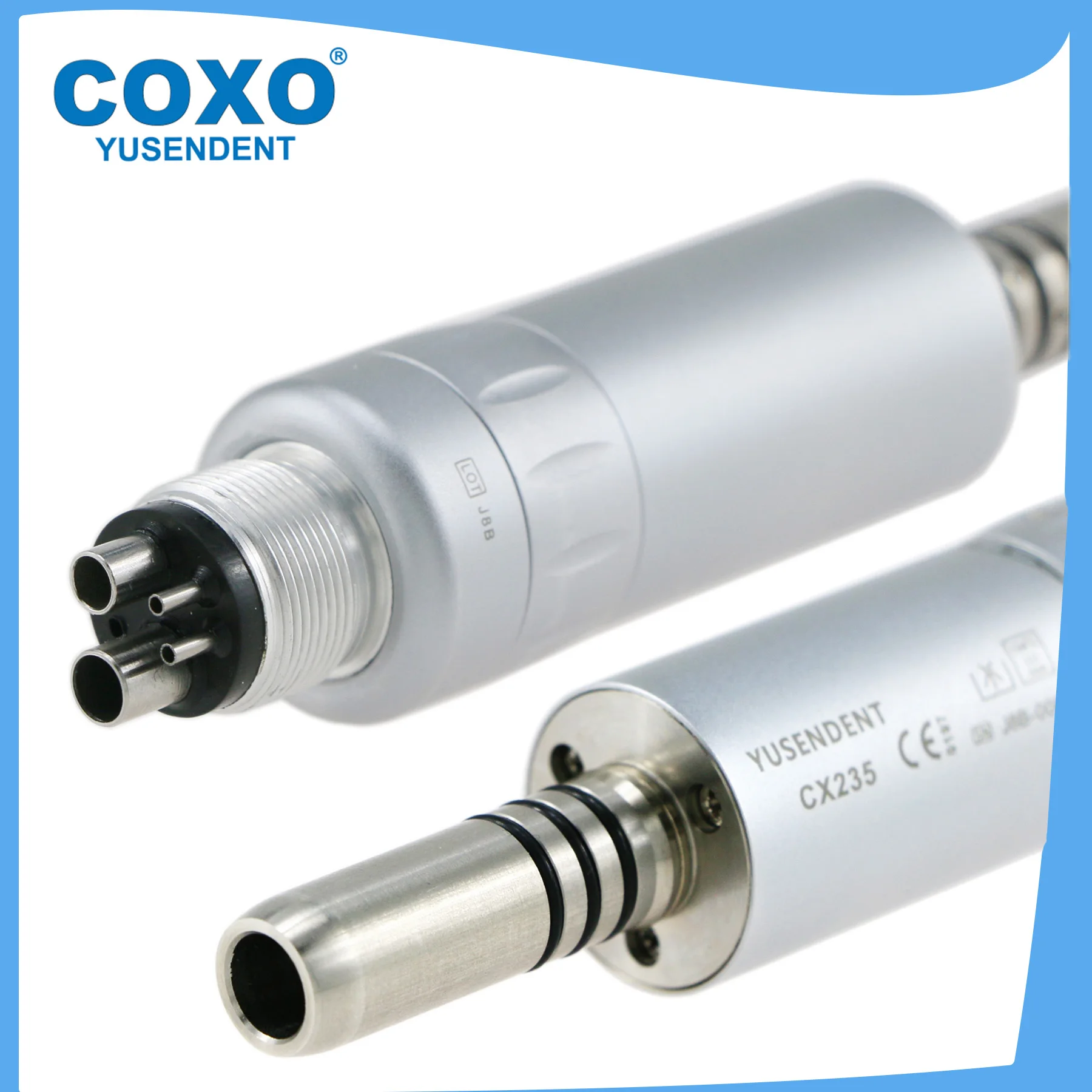 COXO Dental 1:1 Low Speed Handpiece LED Fiber Optic Contra Angle Straight Handpiece Internal Water Spray E Type Fit NSK KAVO