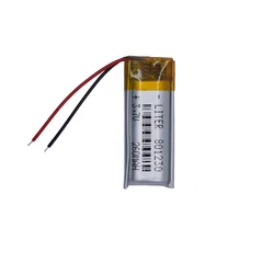 Liter energy battery 3.7V 260mah 801230 Lithium Polymer LiPo Rechargeable Battery For LED GPS DVD MP5 Recording Pen