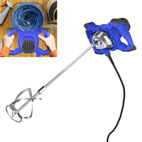 2800W Portable Paddle Mixer 6 Speed, Electric Stirrer Drill Mix Stirring Tool, for Mortar Grouts Paint Cement Plaster Plastering