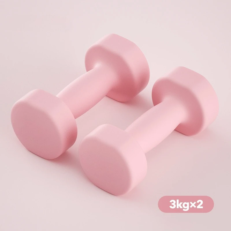 Colourful Powder-coated Dumbbells with A Comfortable Grip Ideal for Home Workouts Yoga and Fitness Training - view 2