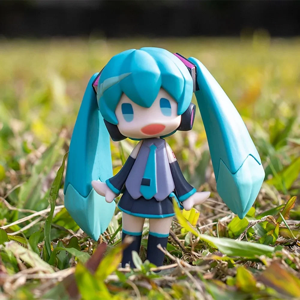 

Hatsune Miku Anime Peripheral Cartoon Cute Q Edition Model Doll Desktop Furniture for Display Decoration Festivals Gift