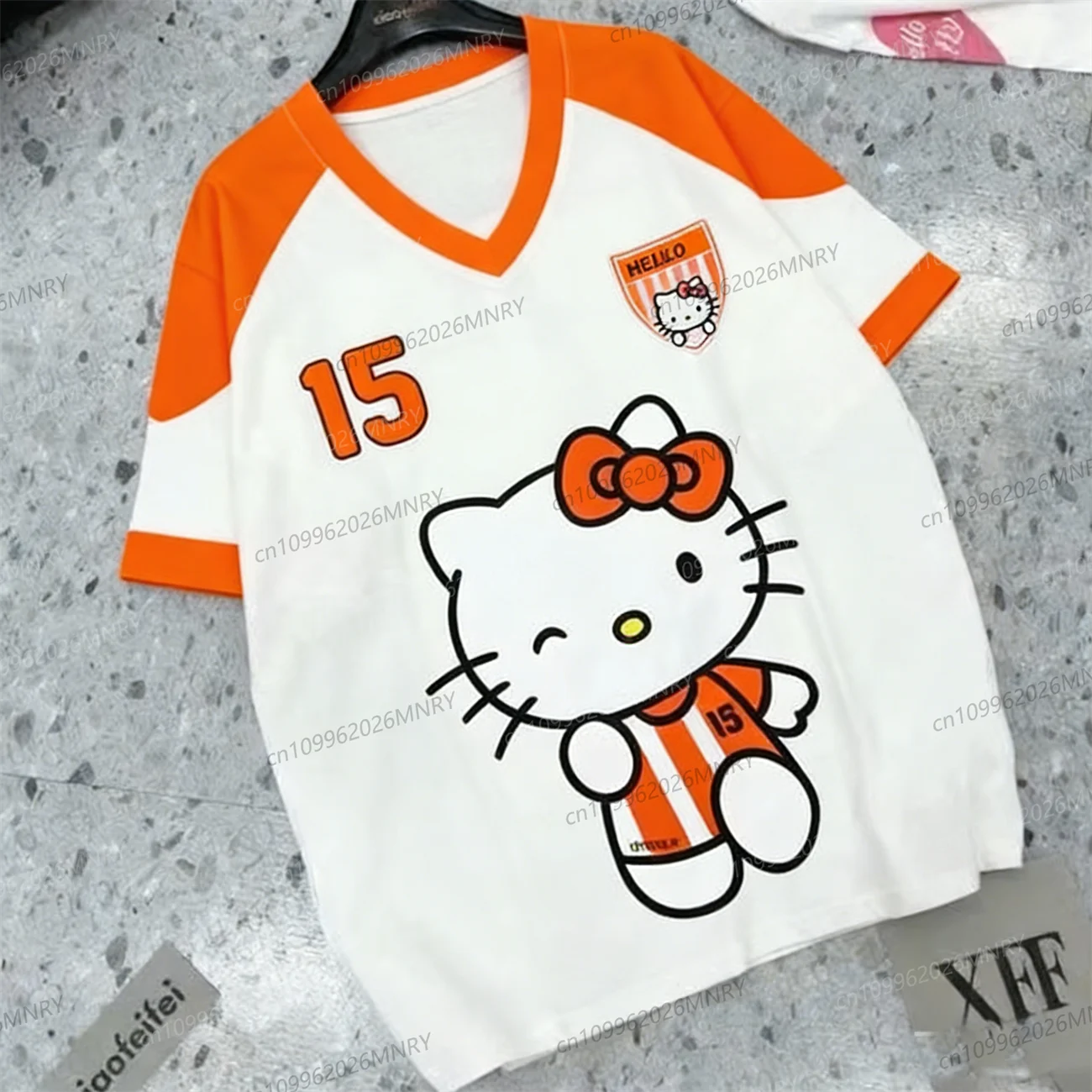 Sanrio Hello Kitty-Camisetas con estampado 3D de dibujos animados de Anime para hombre y mujer, camiseta informal de manga corta para deportes al aire libre, para niños y adultos