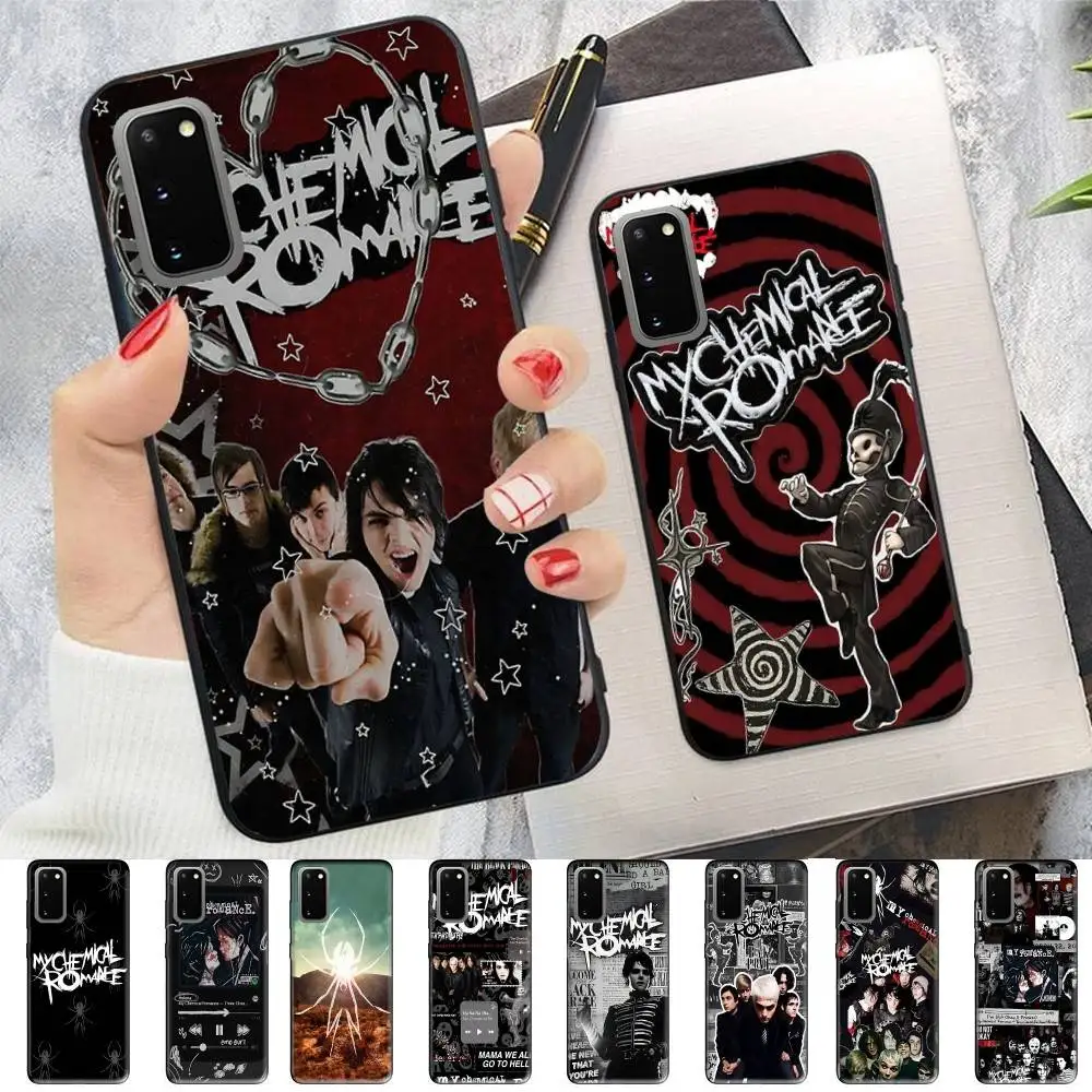 Band M-My C-Chemical R-Romance Phone Case For Samsung S 24 Fe 25 Ultra Plus 20 Lite 21 30 22 23 24 22 Ultra 5G Fundas