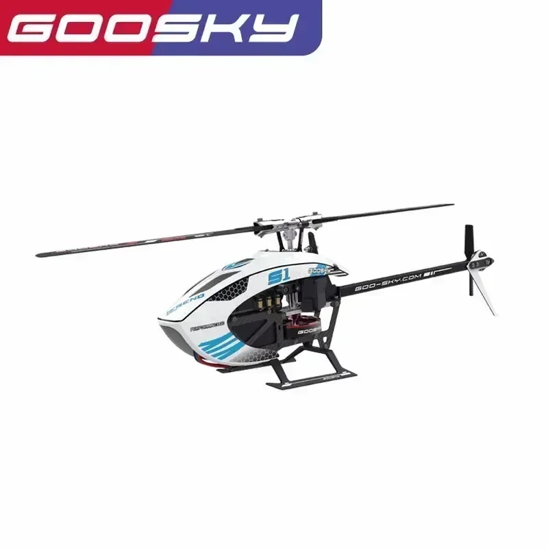 Goosky มอเตอร์ S1 3D 6CH bnf/rtf ไร้แปรงถ่านแบบคู่ขับตรงมอเตอร์ขับตรงแบบไร้ใบพัดสำหรับเฮลิคอปเตอร์ควบคุมรีโมตเป็นของขวัญ