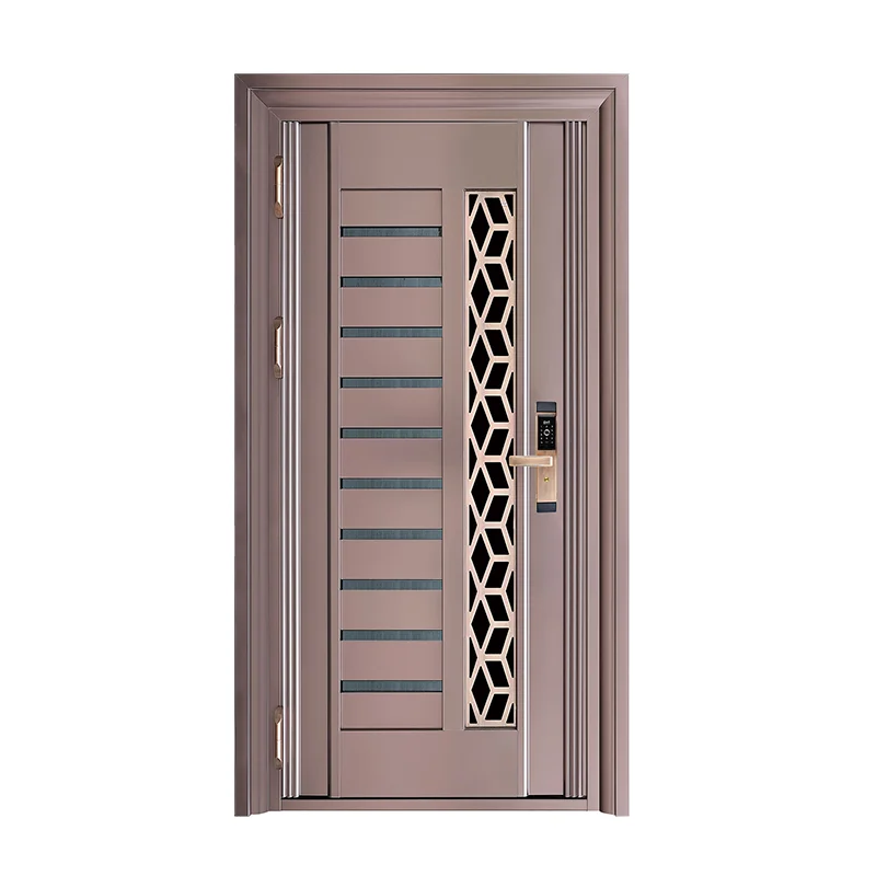 

Customization Modern Complete Frame Set Front Entry Villa Anti-Theft Stainless Steel Exterior House Door