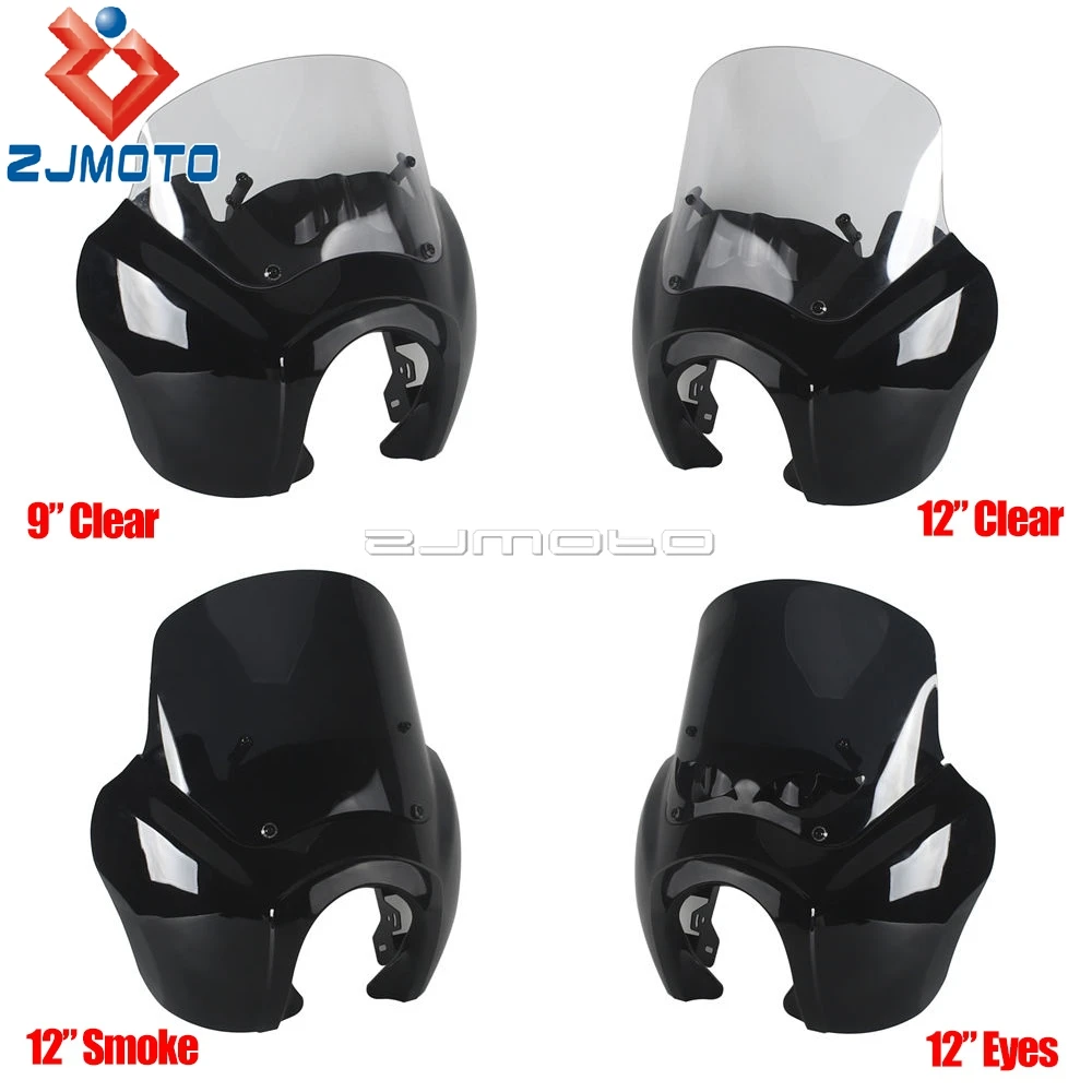 For Harley Dyna Low Rider FXDL 2006-2017 FXDLS 2016-2017 Windshield Motorcycle Headlight Fairing Deflector Bracket For Baja LP6