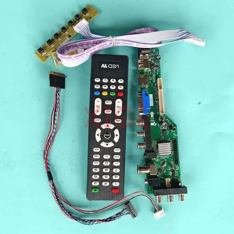 

Для B156XTN03.2 B156XTN03.4 плата драйвера контроллера USB/DHMI/VGA/AV LVDS 40-контактный 1366x768 экран ноутбука DVB-T/C 15,6 "набор «сделай сам»