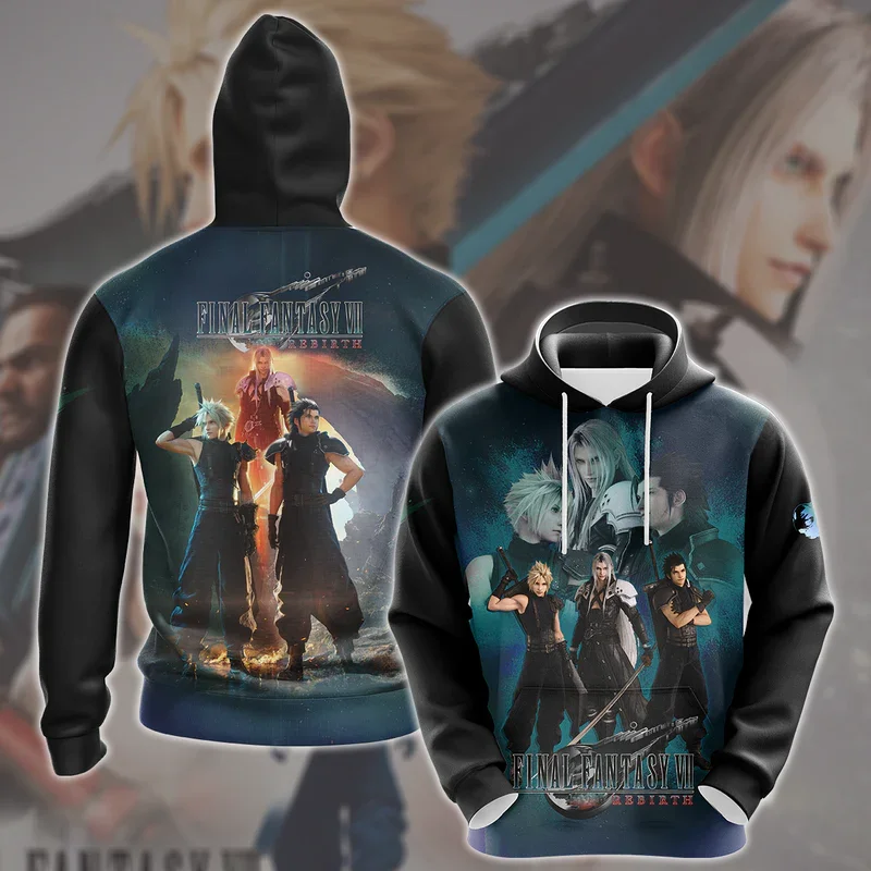 Final Fantasy XVI Video Game 3D Print Men's Women's Swearshirts Man Hoodies Fashion Harajuku HoodieY2k Unisex cosplay Clothing