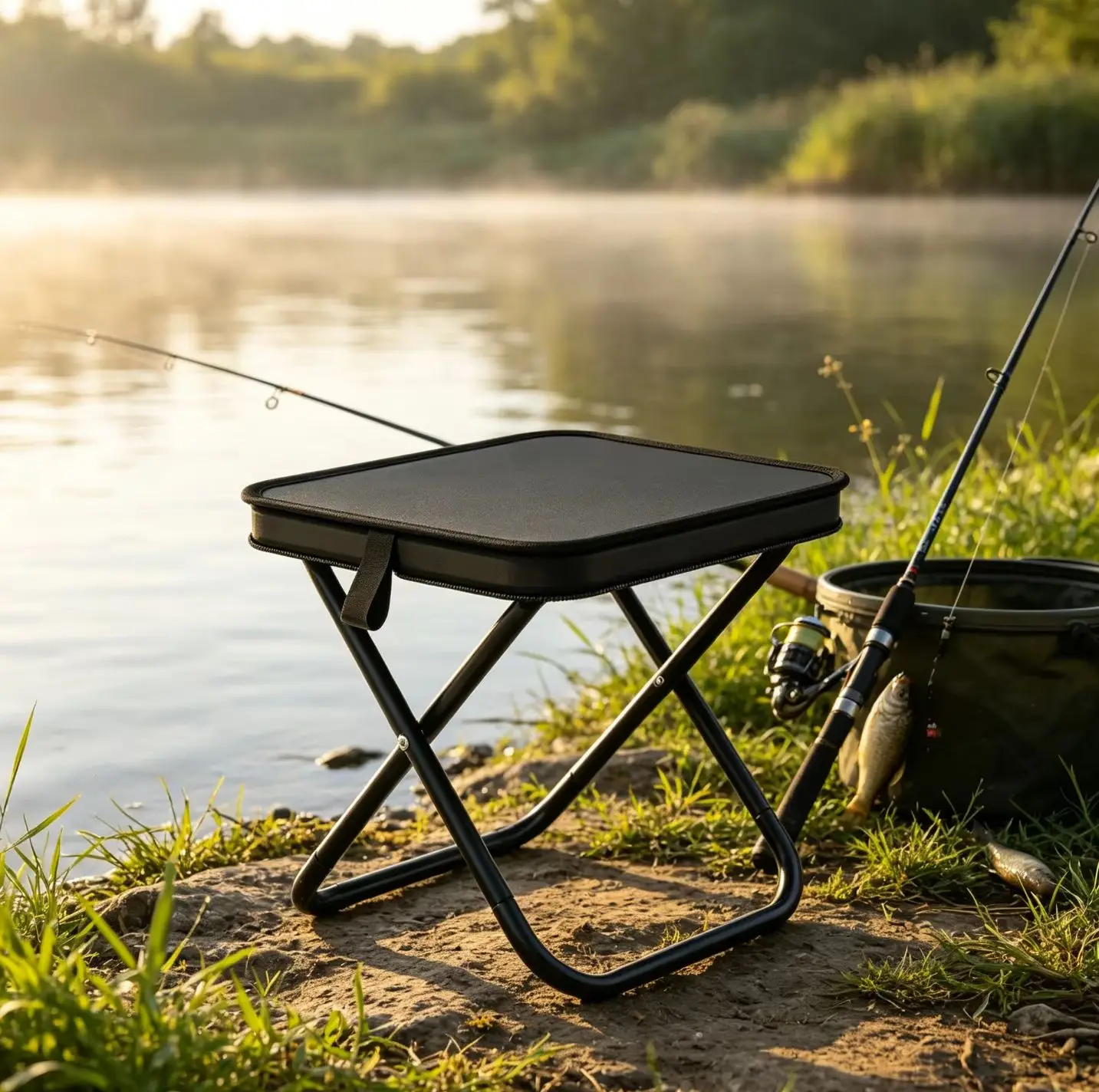 Portable Retractable Folding Stool, Lightweight Pocket‑Size Seat for Fishing, Camping, Outdoor Travel, Picnic & Leisure Activiti image 5