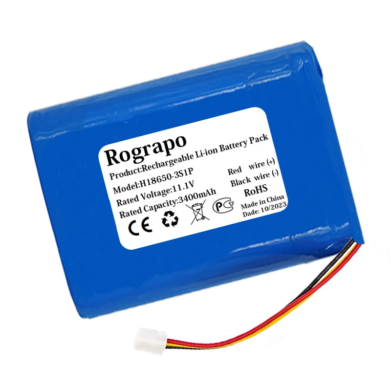 Nowy Robot 11.1V 3400mAh 12 j001609 do Moneual Everybot RS500 RS700 Edge Robotic