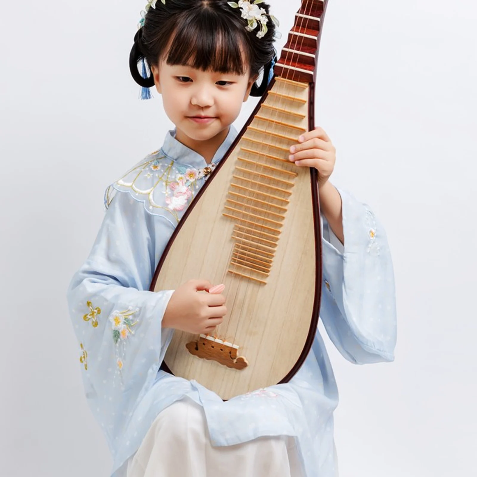 

1 set 1 Set Pipa Fake Nails For Kids Beginners False Caps With Adhesive Tape Durable Plastic Finger Protectors For Music Classes