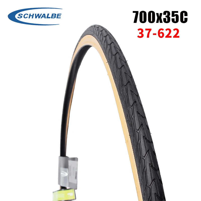 

Schwalbe ROAD CRUISER 700C Bicycle Tire 700*35C Road Bike Tires 50EPI K-Guard Level 3 Protection Ultralight 37-622 Cycling Tyre