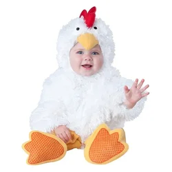 Chicken Clothing Baby Boy Girl Costume Romper Onesie Toddler Halloween Cartoon Animal Rompers Warm Soft Baby Infant Clothing