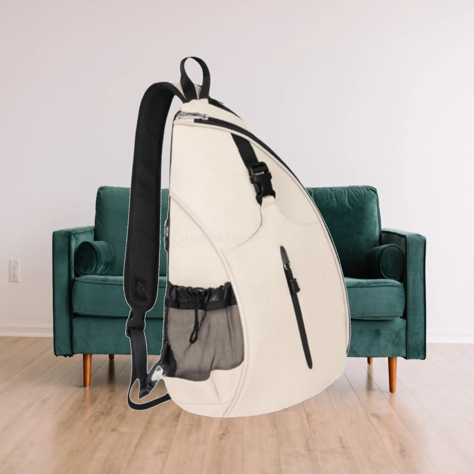 Tennis Bag Pickleball Sling Crossbody Bag Large Capacity Lightweight Professional Equipment Carrier Players Badminton Pouch