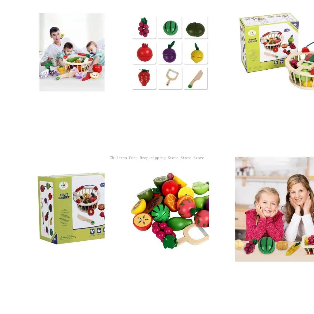 نموذج خضروات / ثمار واقعي مع سلة المطبخ التعليمي التظاهر