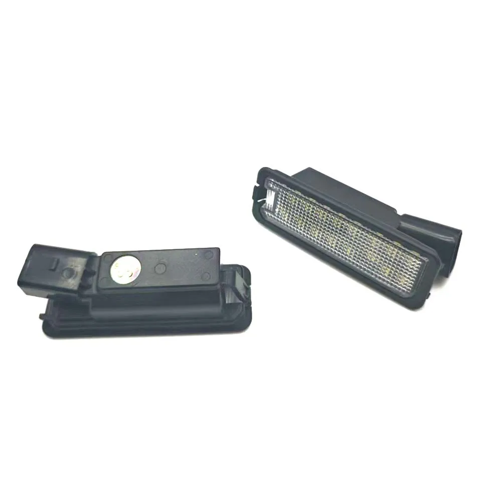 2 قطعة 12 فولت LED الخلفية رقم السيارة لوحة ترخيص ضوء علامة ضوء مصباح لشركة فولكس فاجن GTI جولف 4 5 6 7 MK4 MK5 MK6 MK7 B7 CC شيروكو P2N8 #6