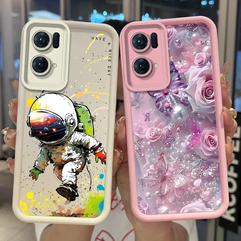 For OPPO Reno 7 Pro 5G Case OPPO Reno7 Pro 5G Phone Case CPH2293 Luxury Fashion Boys Girls Soft Silicone Shockproof Back Cover