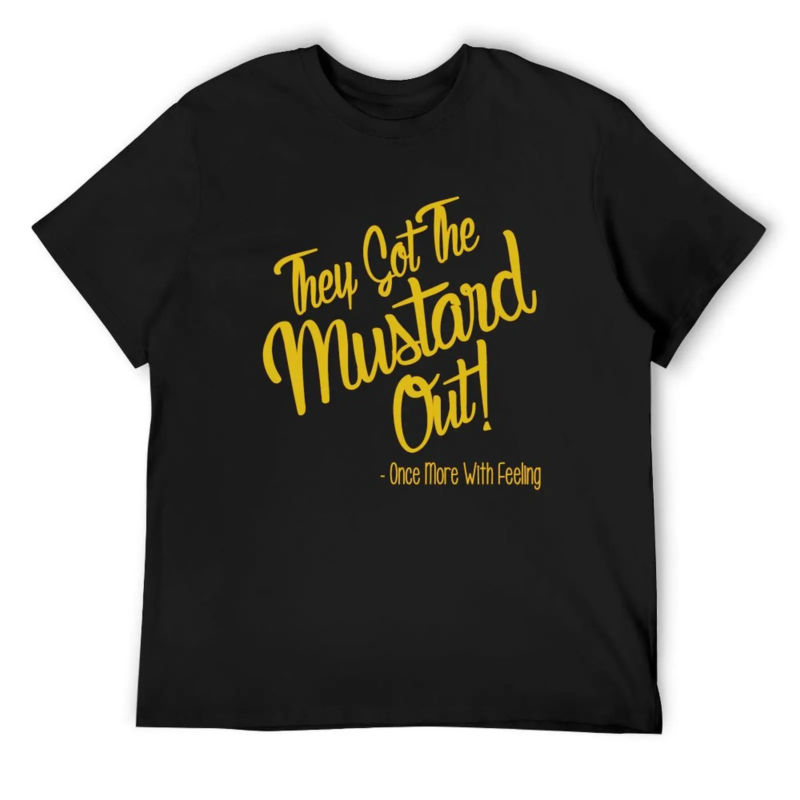 They Got The Mustard Out T-Shirt blue archive summer top cute tops oversized t shirt men