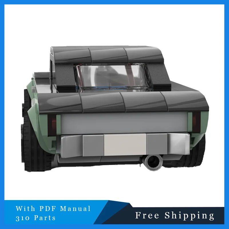 

310 шт. известный фильм спортивный автомобиль модульные MOC строительные блоки креативная модель детское образование DIY сборка игрушки набор подарок на день рождения