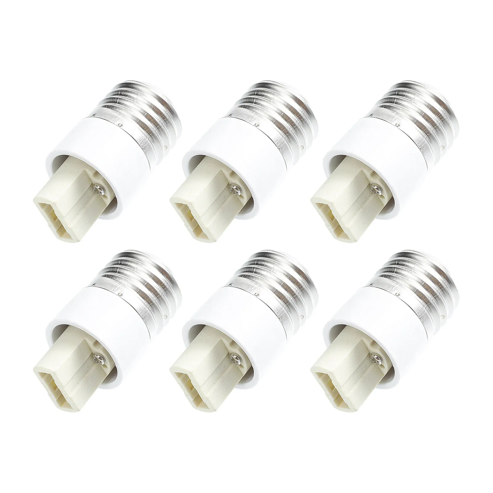 E27 to G9 Lamp Holder Adapter 6 Pack Light Bulb Socket Base Converter for LED Halogen Bulbs