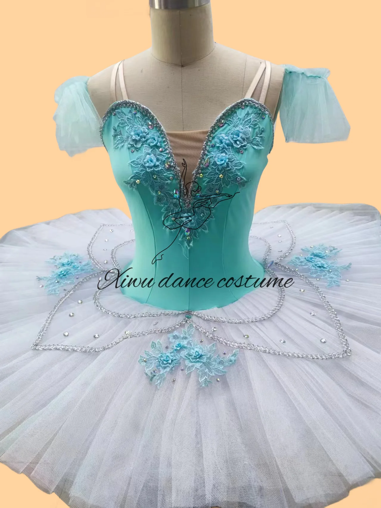 

Professional high-quality custom-size ballet performance ballet costume high-end competition ballet dress