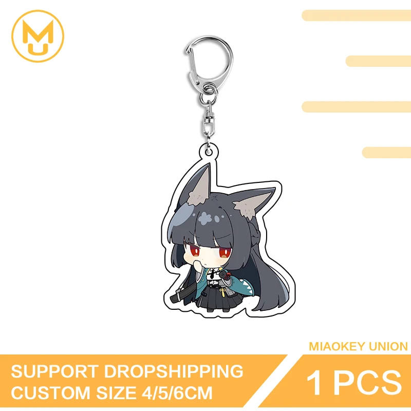 Hoshimi Miyabi Zenless Zone Zero Lovely Artistic Attractive Lively Double Sided Acrylic Keychain Cosplay Costumes DIY Props