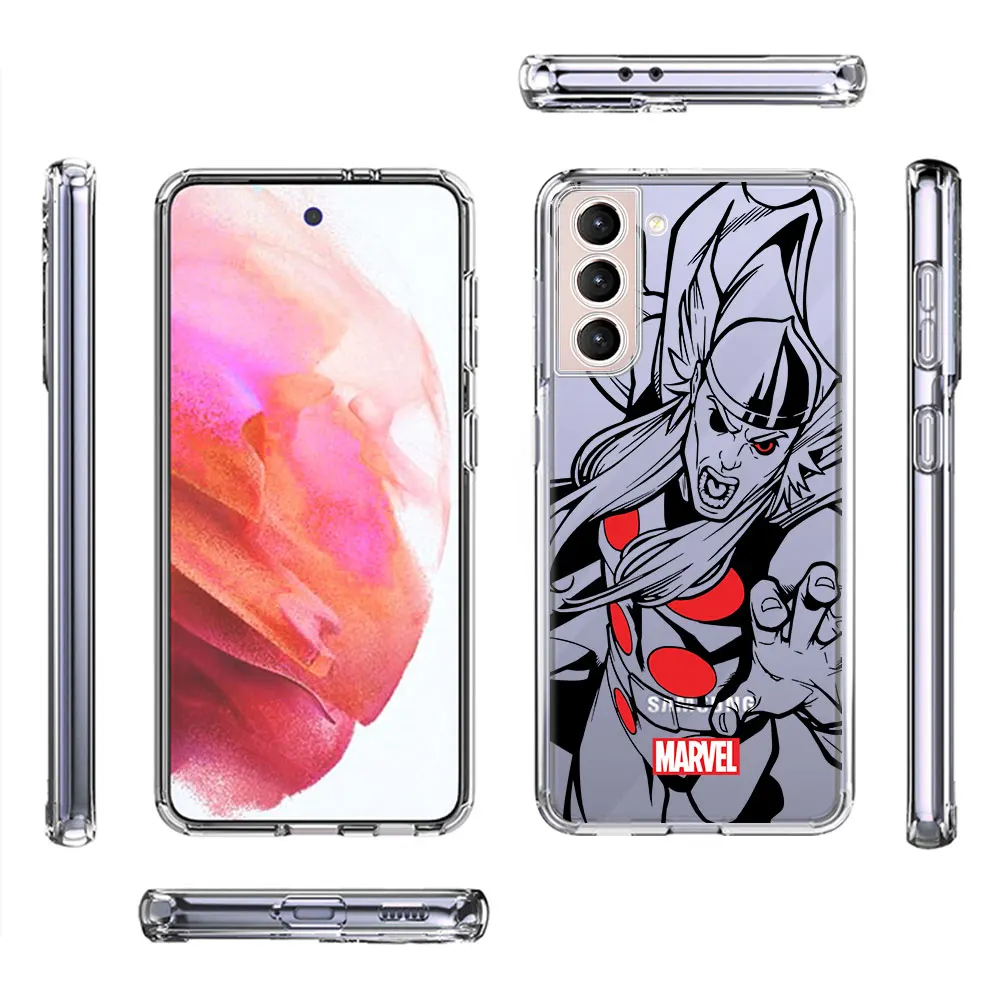 Marvel superhero cartoon Phone Case for Samsung Galaxy S20 FE S23 S24 S10 Lite S22 S21 Ultra S10e S9 Plus S8 TPU Cover Shell